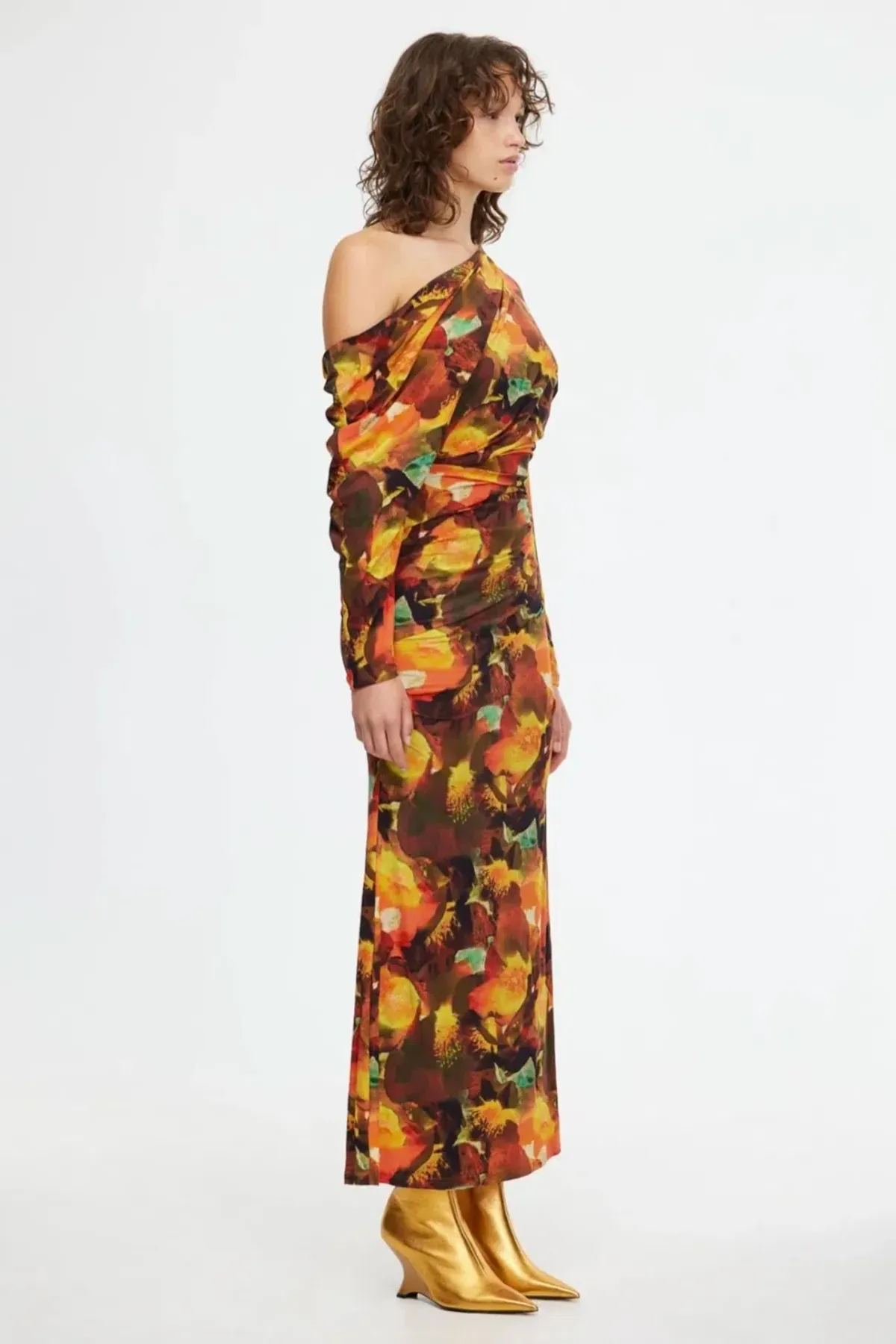 Acler Burford Midi Dress Print Size 10 - Image 5