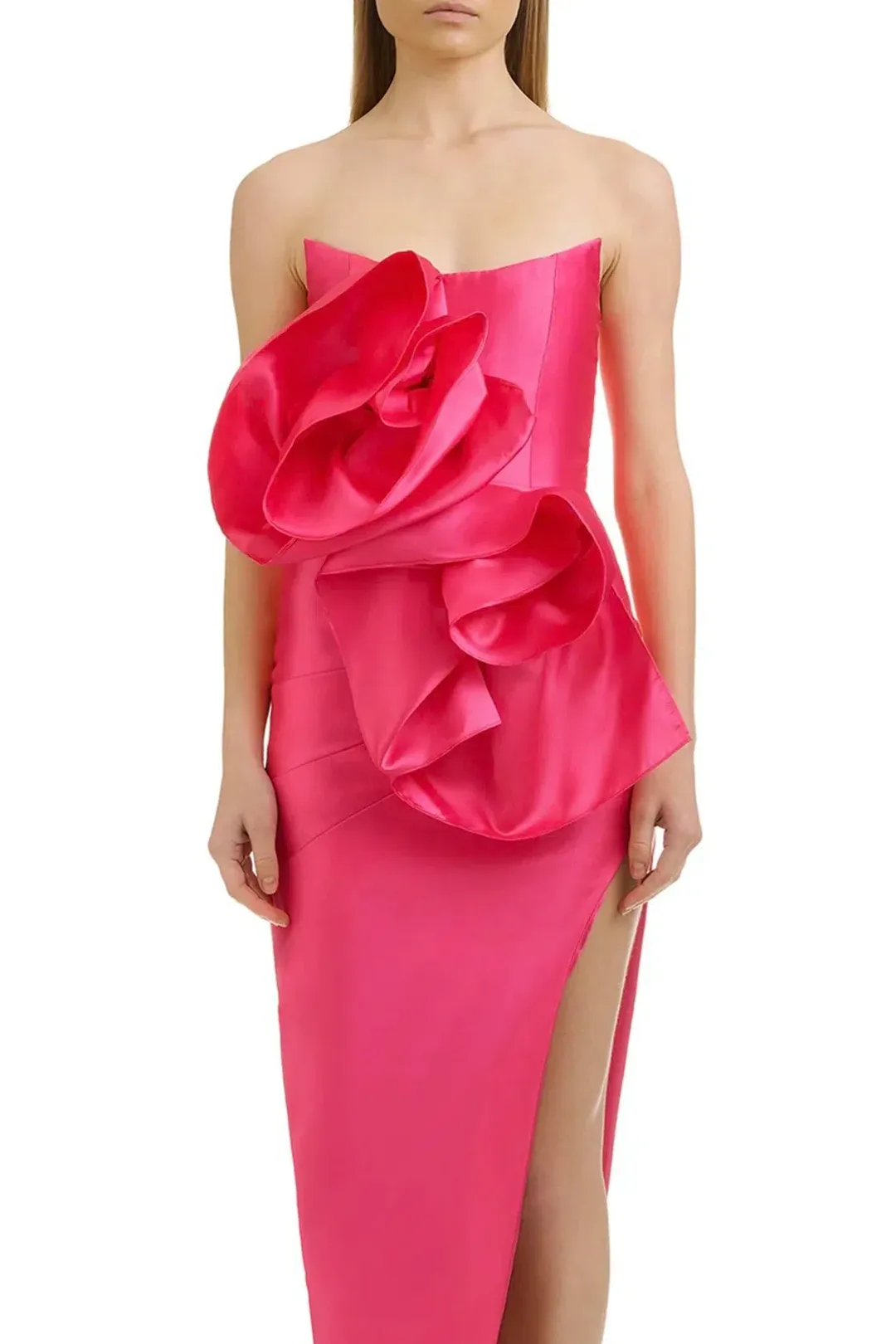 Eliya The Label Indira Dress Pink XS AU6 for rent on The Volte - main image