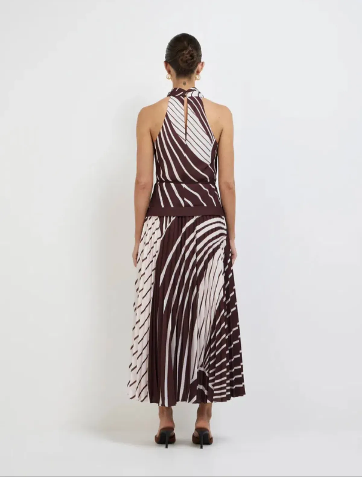 SHEIKE Montmartre Stripe Maxi Dress Size 14 - Image 3