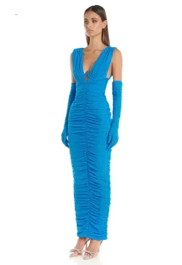 Eliya The Label Anna Dress Blue Size L/12 for rent on The Volte - image 2
