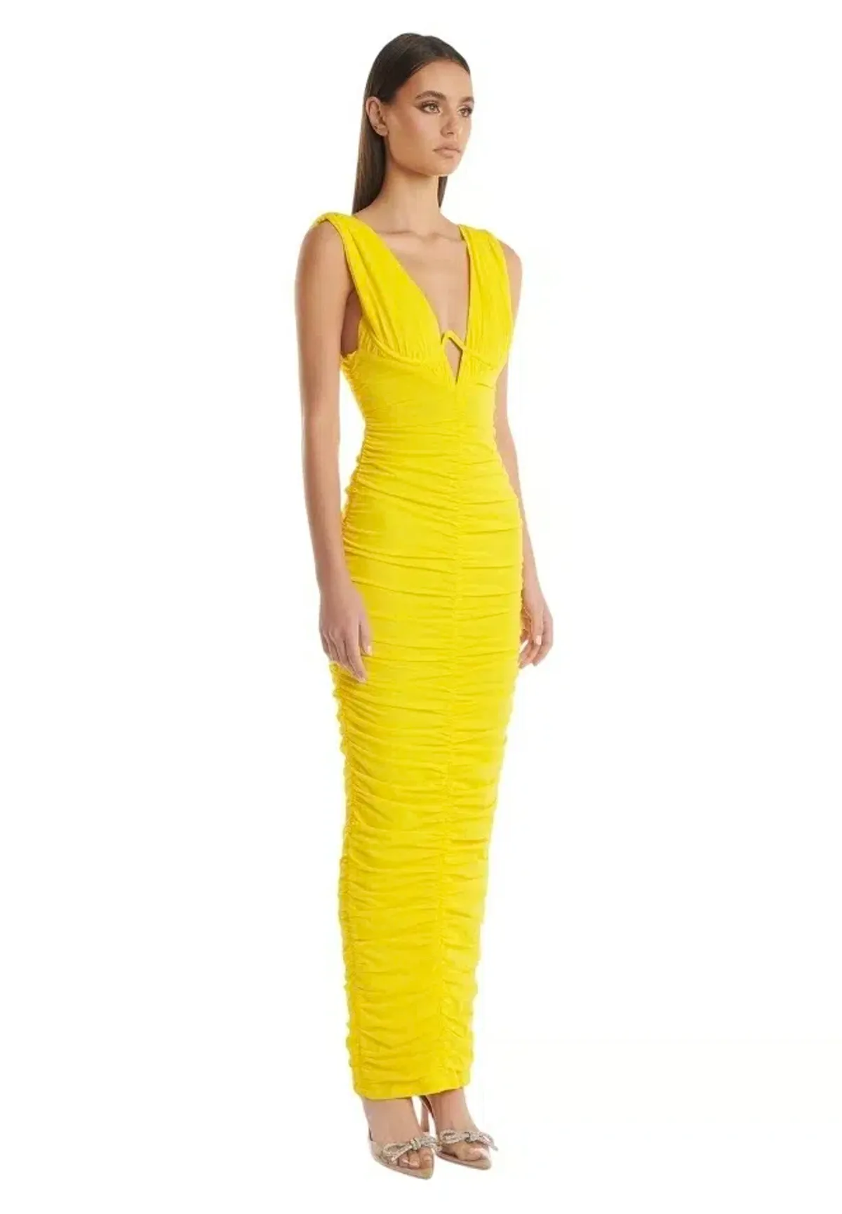 Eliya The Label Anna Dress Yellow M/10 - Image 3