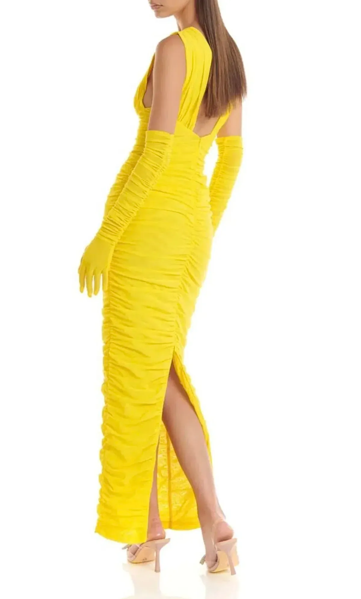 Eliya The Label Anna Dress Yellow M/10 - Image 7