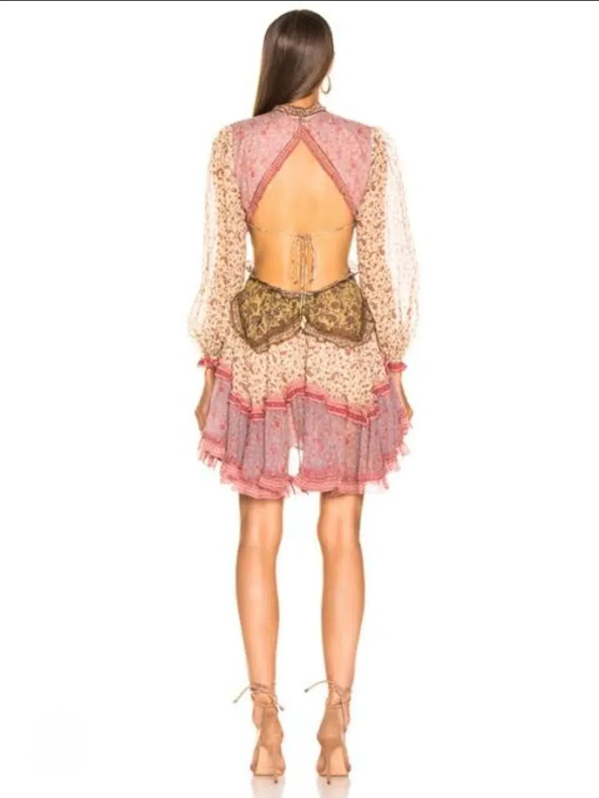 ZIMMERMANN Juniper Cut Out Floating Dress Spliced 3/AU14 - Image 4