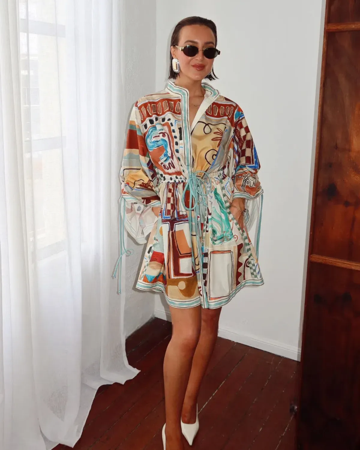 Alemais Michelle Mini Dress Size 8 for rent on The Volte - main image