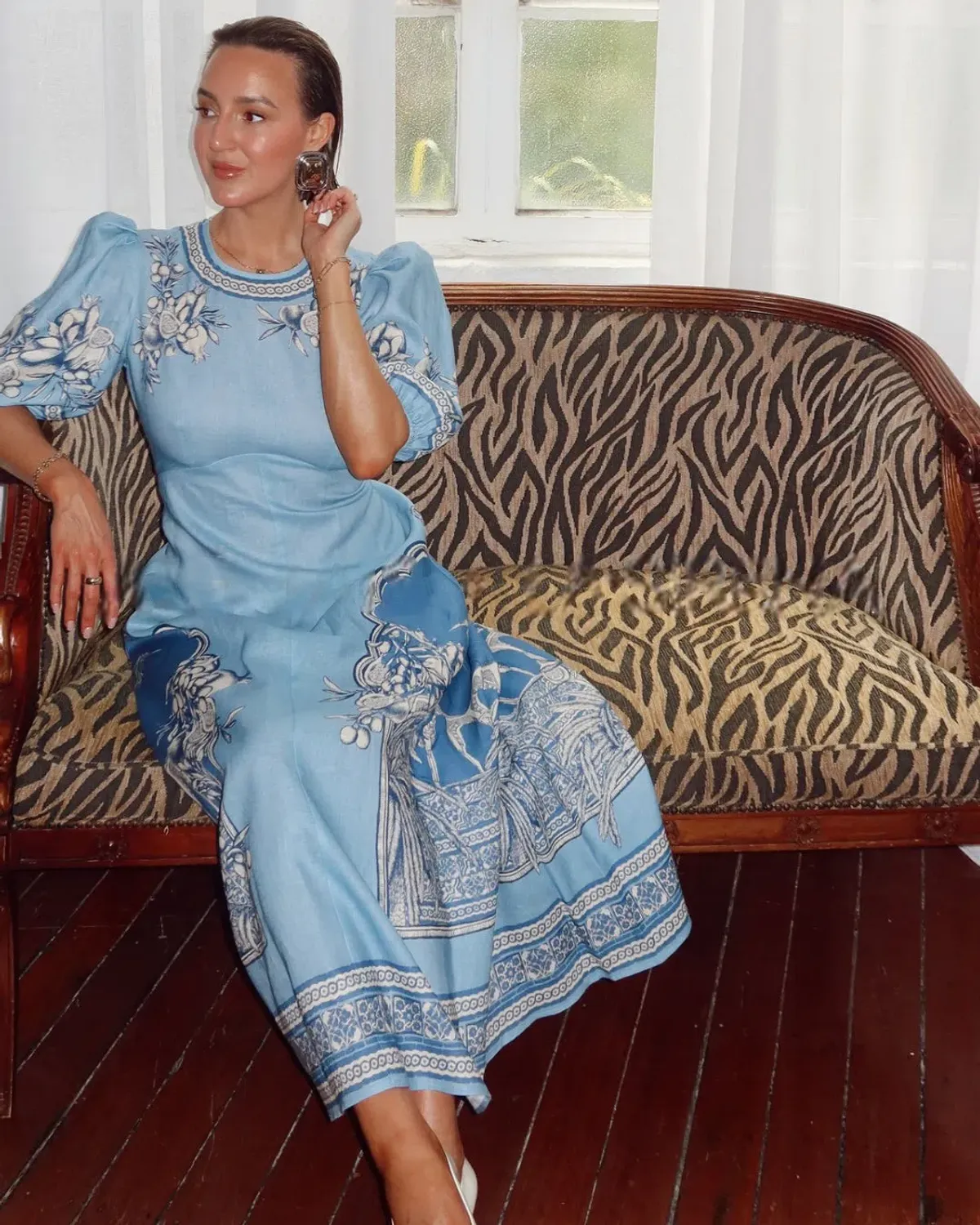 Alemais Villa Romantica Midi Dress Size 14 - Image 3