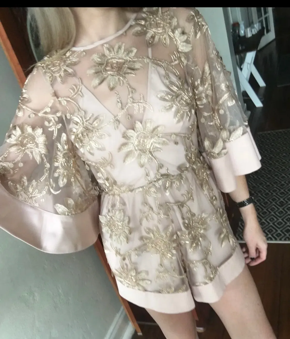 Alice McCall Playsuit RoseGold 8 - Image 2