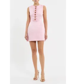 Rebecca Vallance Aymee Mini Dress Soft Pink Size 10 for rent on The Volte - image 1