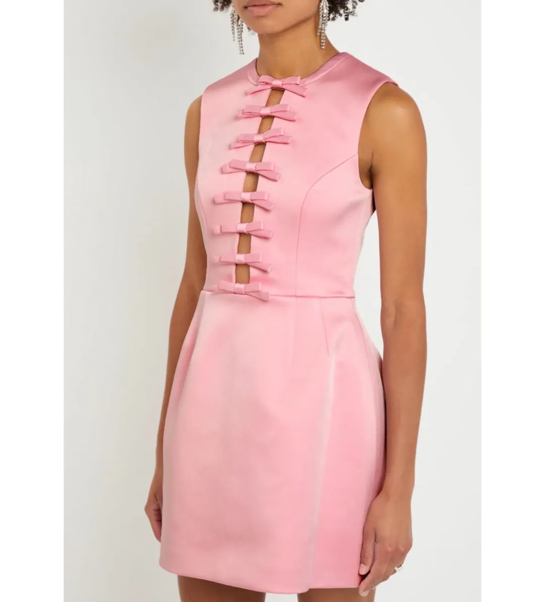 Rebecca Vallance Aymee Mini Dress Soft Pink Size 10 for rent on The Volte - main image