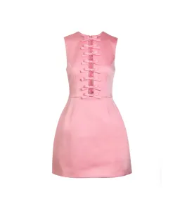 Rebecca Vallance Aymee Mini Dress Soft Pink Size 10 for rent on The Volte - image 5