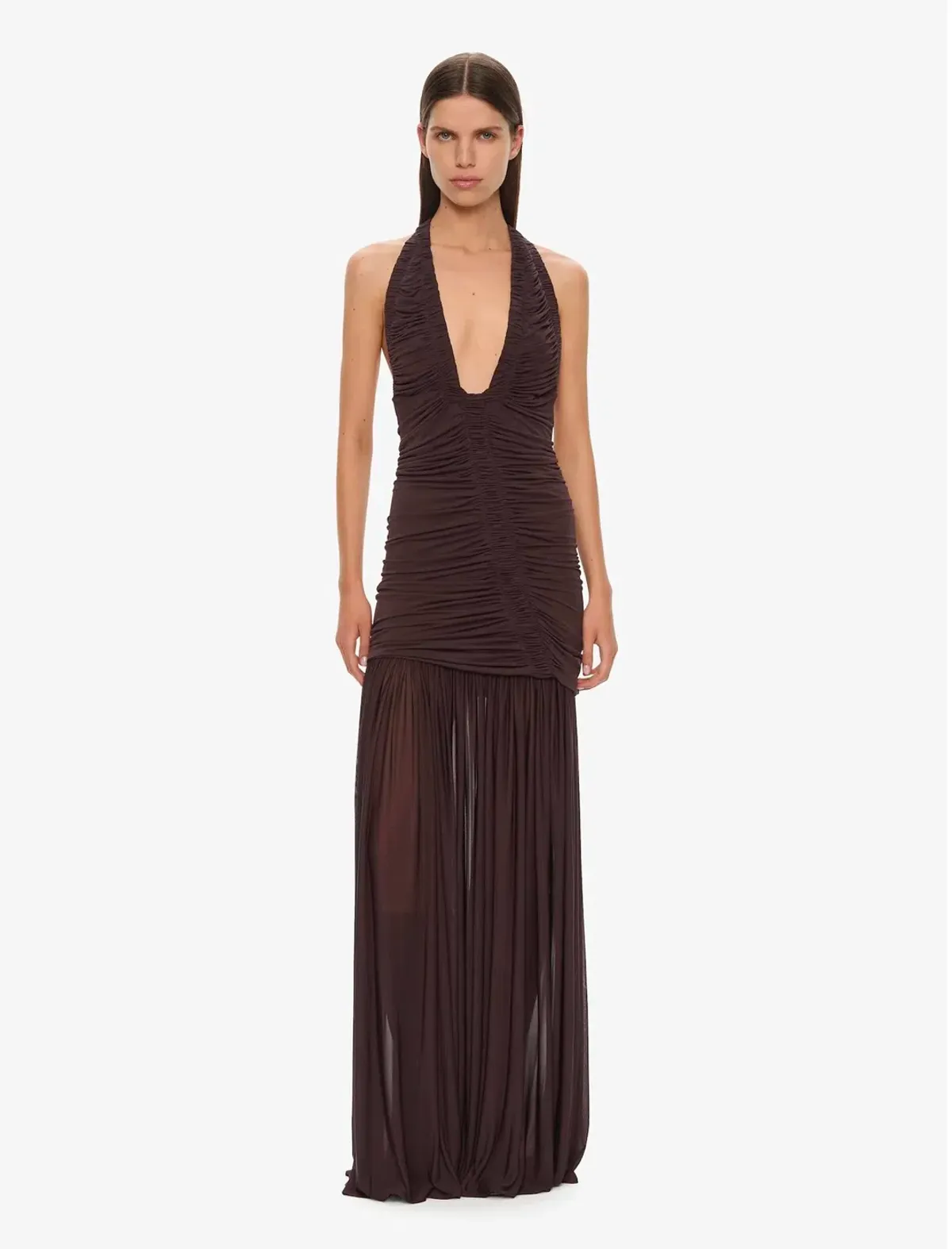 Christopher Esber Orion Gown in Malbec Size 8 - Image 1
