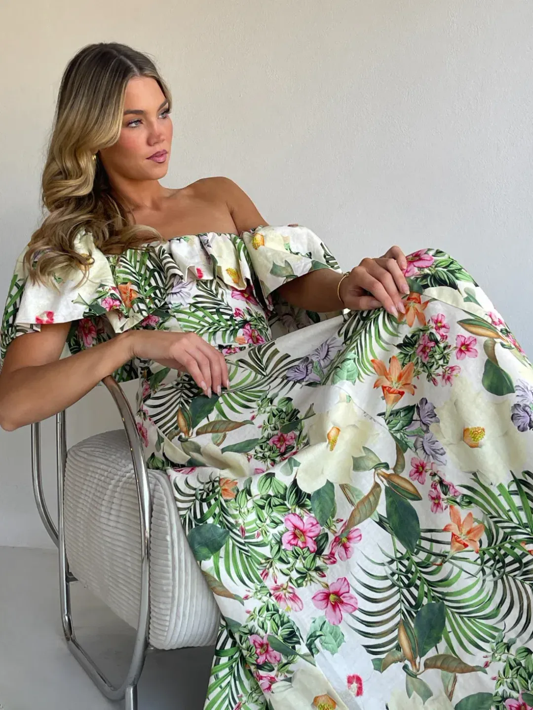 By Nicola Paradiso Maxi Dress size 14 Fleur Tropicale for rent on The Volte - main image
