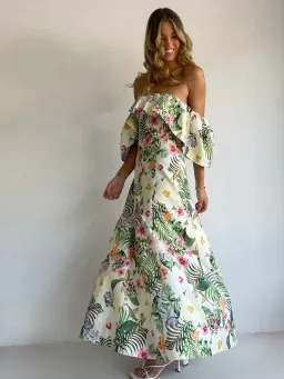 By Nicola Paradiso Maxi Dress size 14 Fleur Tropicale for rent on The Volte - image 2