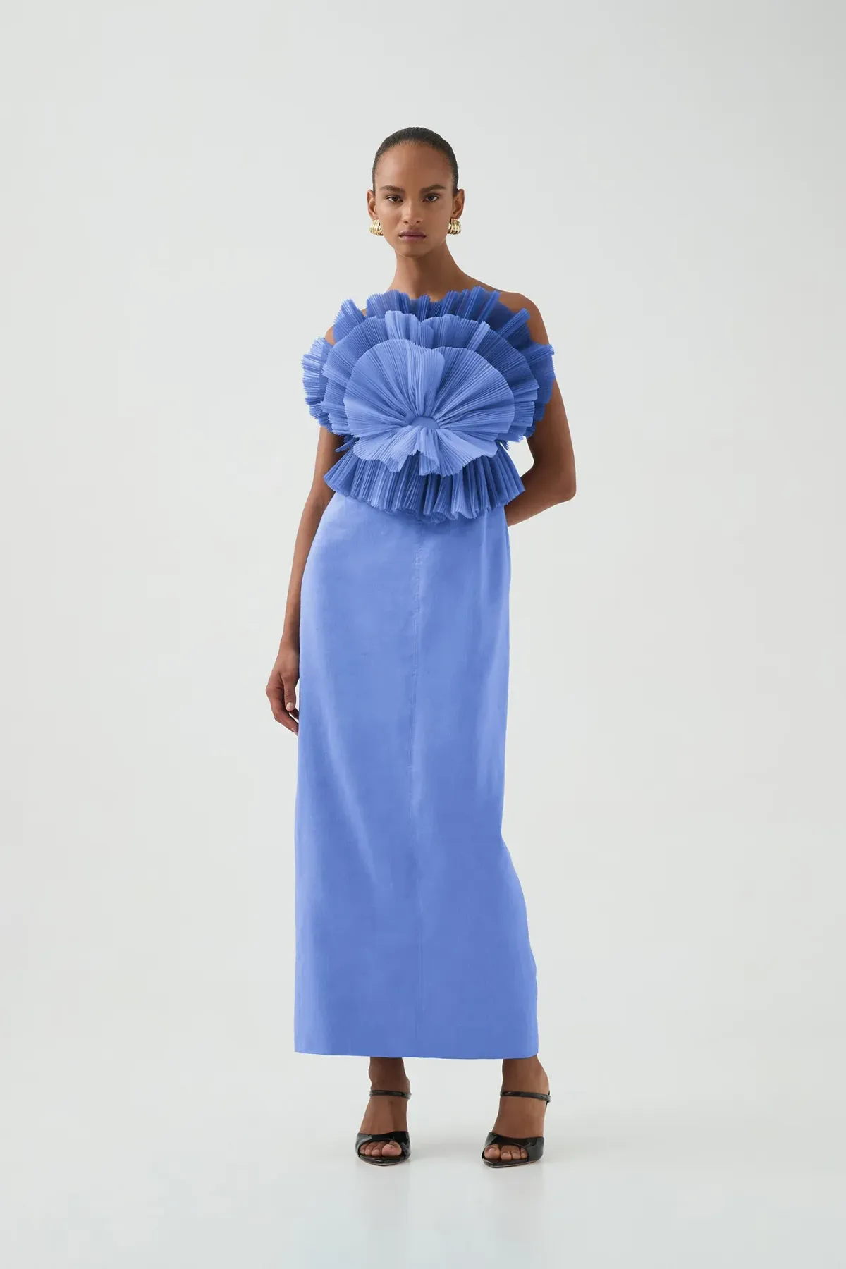 Aje Kira Midi / Ocean Wave Blue / Size 12 for rent on The Volte - main image