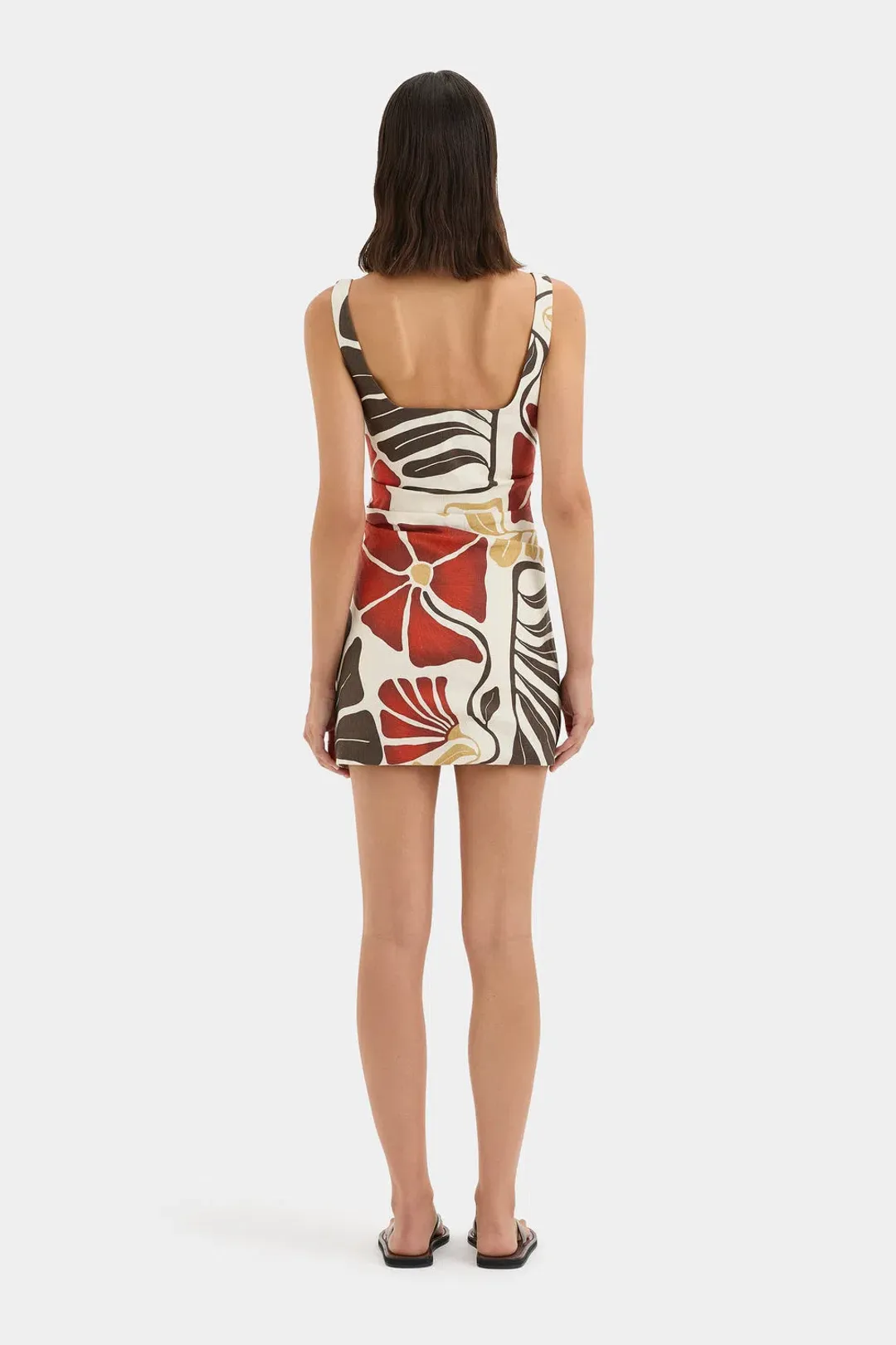 JULIETTA SQUARE NECK MINI DRESS for rent on The Volte - main image
