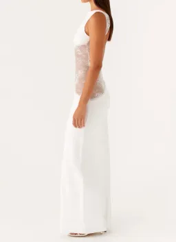 Lucinda Maxi Dress - White for rent on The Volte - image 3