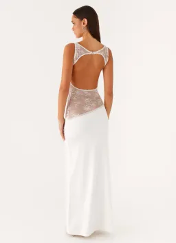 Lucinda Maxi Dress - White for rent on The Volte - image 2