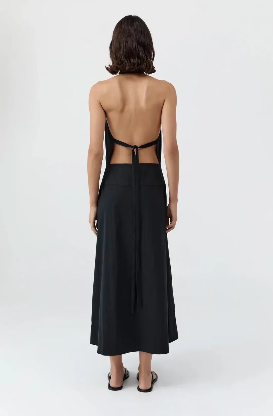 St Agni - Halter Wrap Dress for rent on The Volte - main image