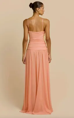 Arcina ori, DELILAH DRESS, peach, size 6 for rent on The Volte - image 2