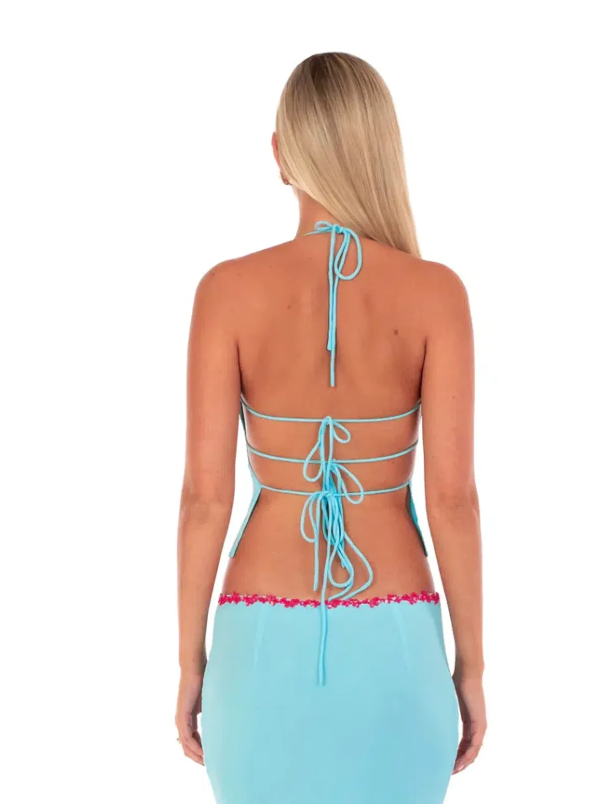 I am delilah, Jemima Halter, Sapphire, blue, size 8 - Image 3