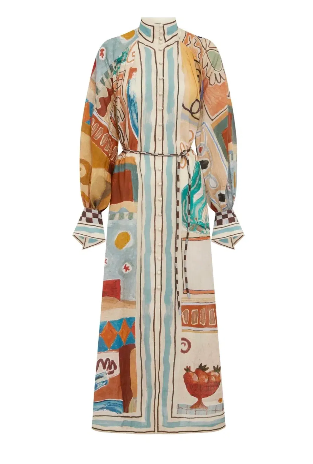 ALEMAIS MICHELLE SHIRTDRESS Size 10 - Image 4