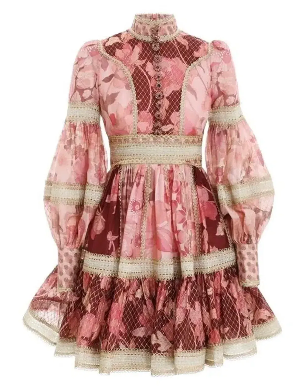 Zimmerman Concert Spliced Trim Dress for rent on The Volte - main image