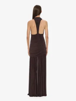 Christopher Esber Orion Gown in Malbec - Chocolate Size AU 8 for rent on The Volte - image 10