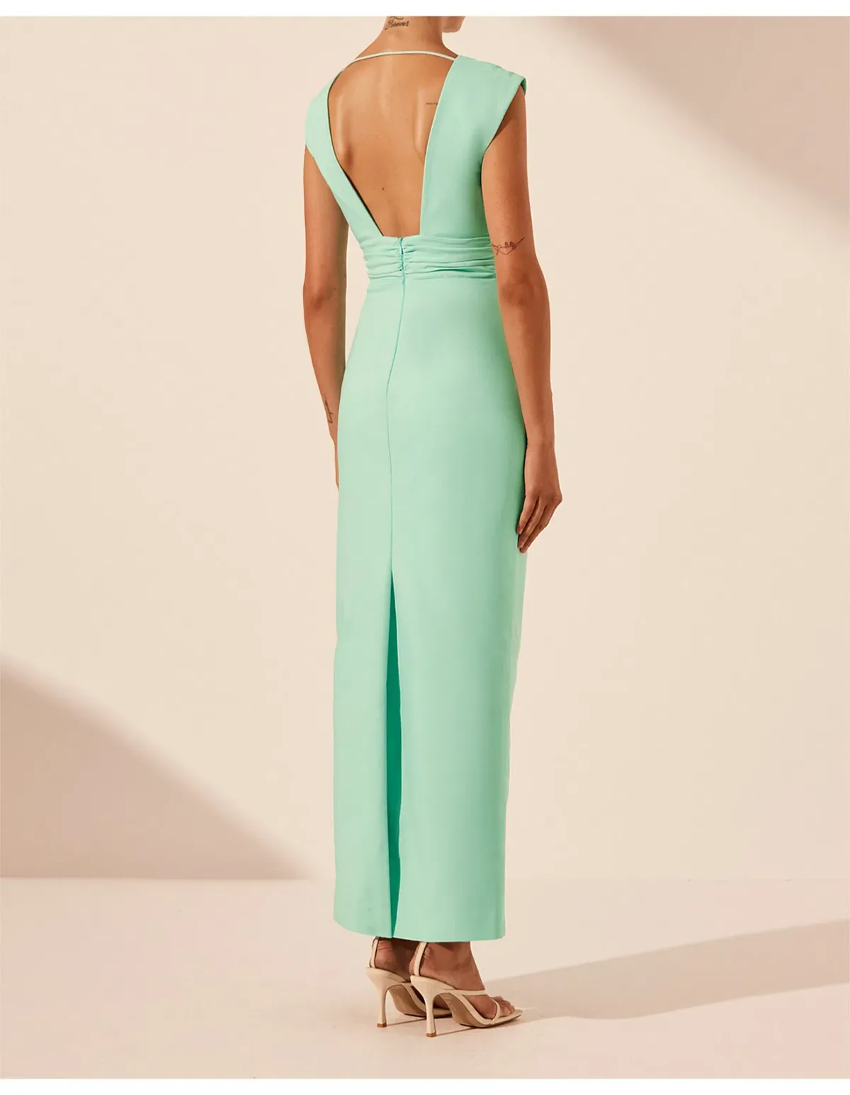 Shona Joy: Lani Plunged Cut Out Maxi Dress: size 14 - Image 2