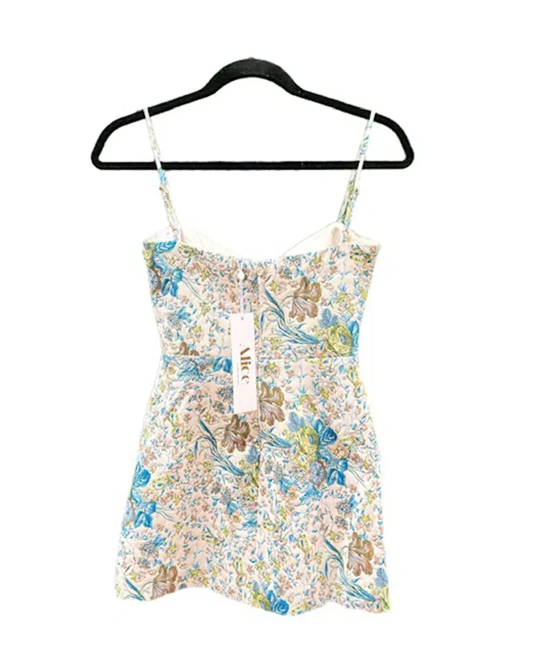 Alice McCall Margot Mini Dress AU8 Floral for rent on The Volte - main image