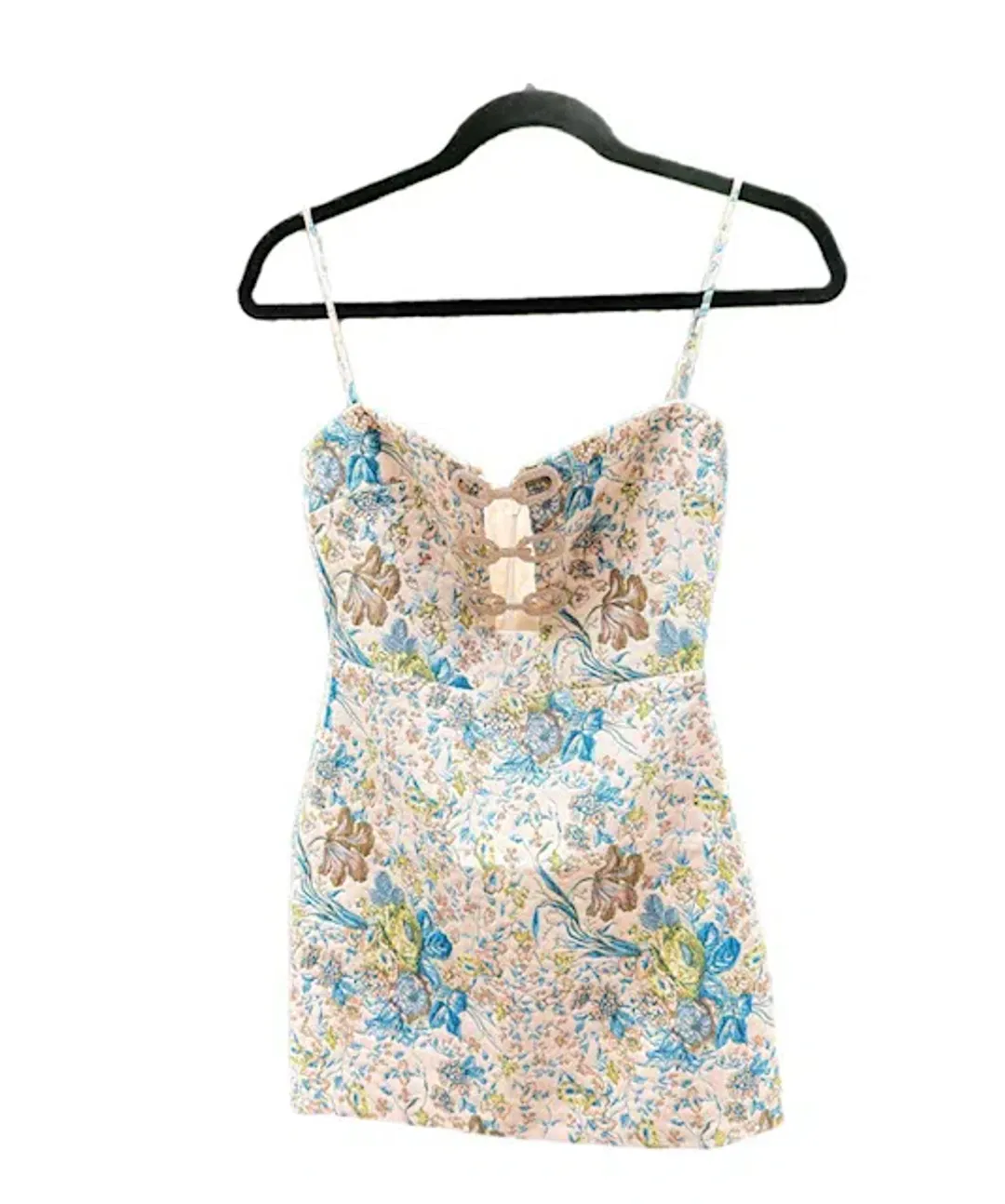 Alice McCall Margot Mini Dress AU8 Floral for rent on The Volte - main image