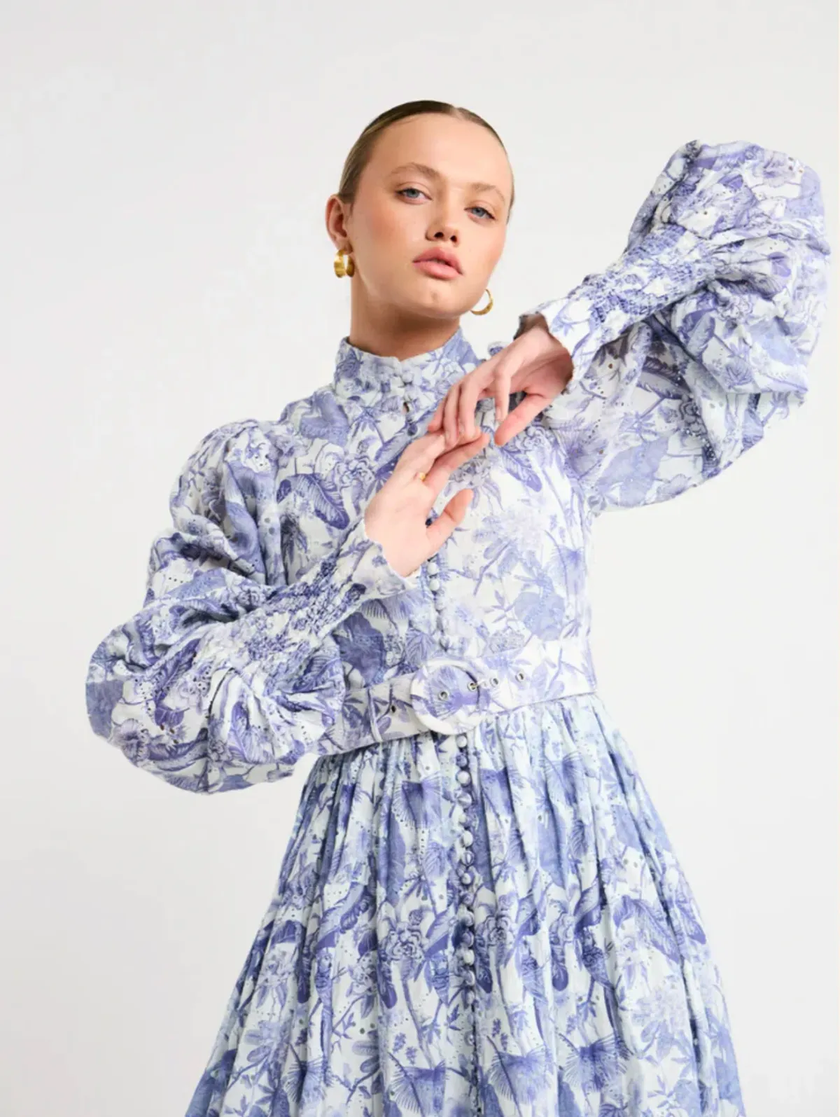 Palm Noosa Royal Flush Dress Jungle Blue - Image 2