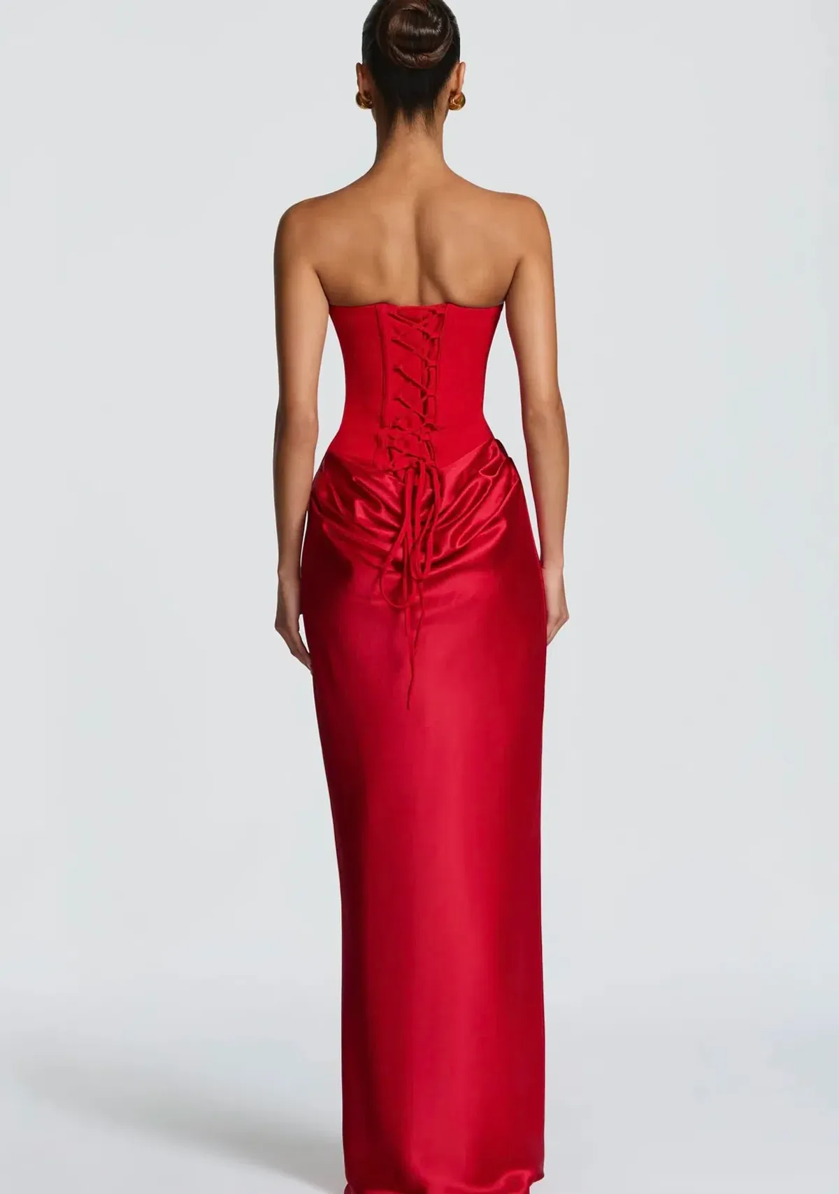 BABYBOO MAGGIE MAXI DRESS RED S - Image 2