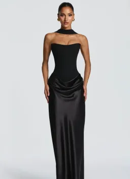BABYBOO MAGGIE MAXI DRESS BLACK XS for rent on The Volte - image 1