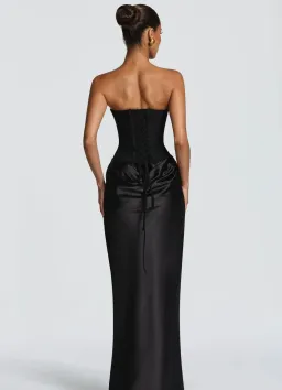 BABYBOO MAGGIE MAXI DRESS BLACK XS for rent on The Volte - image 2