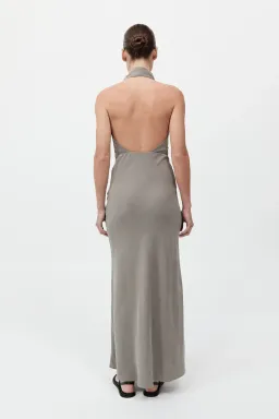 St. Agni Bias Scarf Dress - Slate for rent on The Volte - image 4