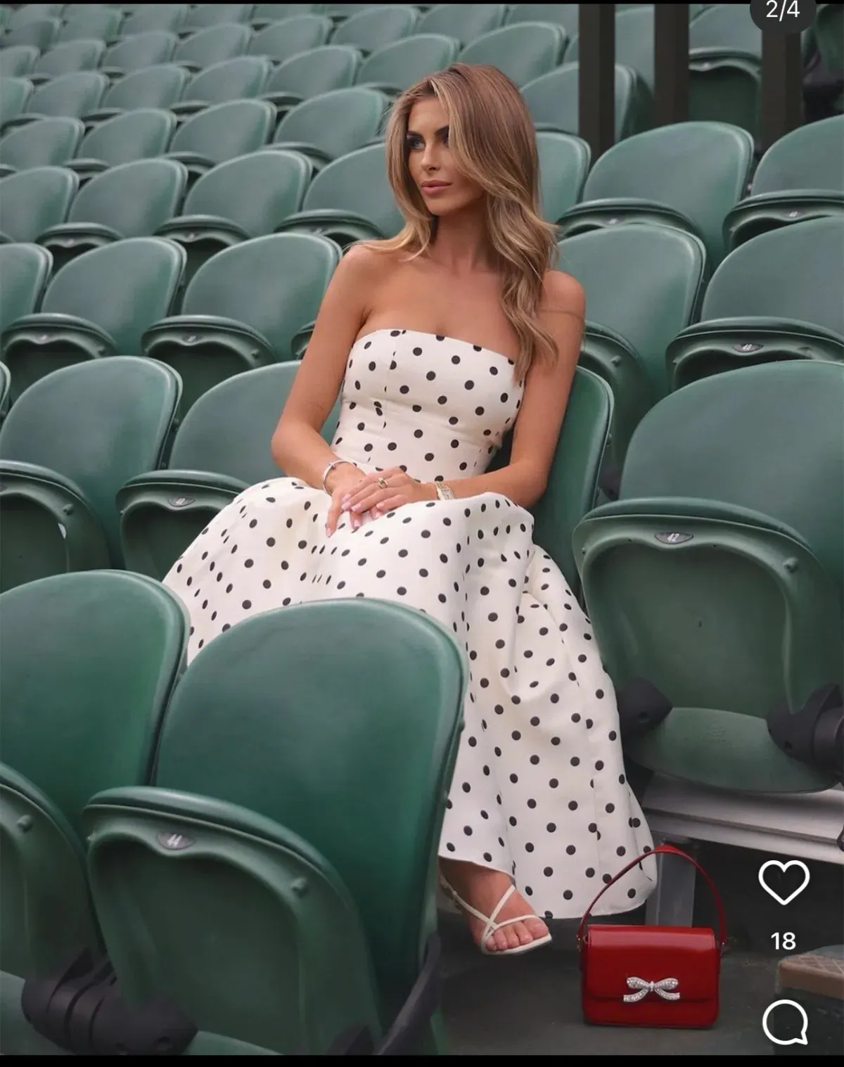 Self Portrait Polka Dot Dress - Image 3