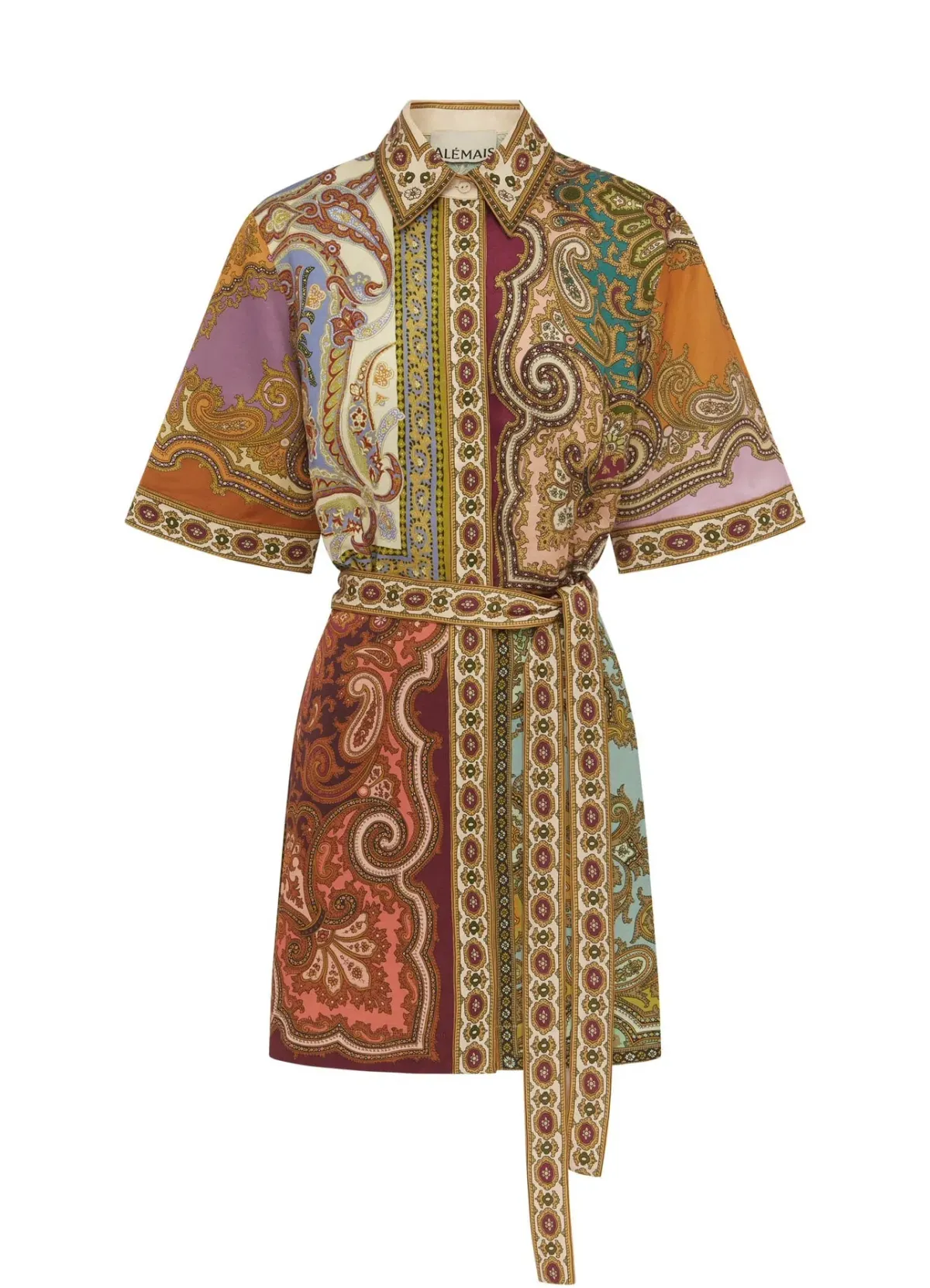Alemais Clemenza Spliced Mini Dress size 14 - Image 1
