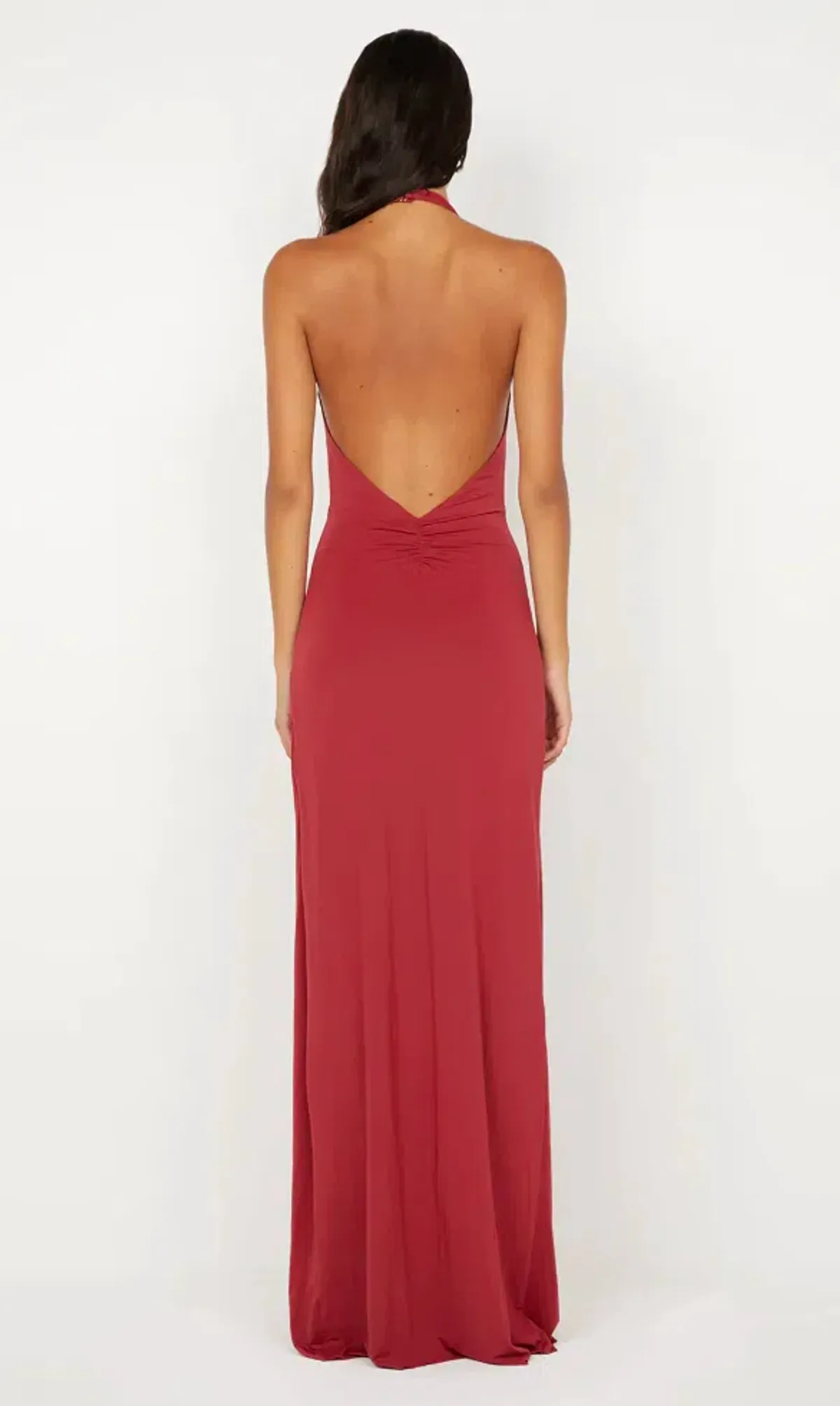 Bec & Bridge Susie Plunge Maxi Cherry Size S/AU 8 - Image 2