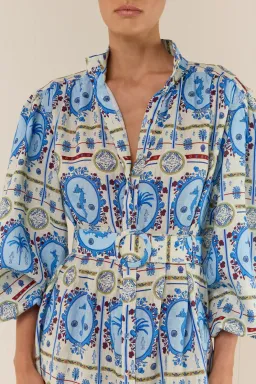 Palm Noosa Noddy Lagoona Tile Dress for rent on The Volte - image 4