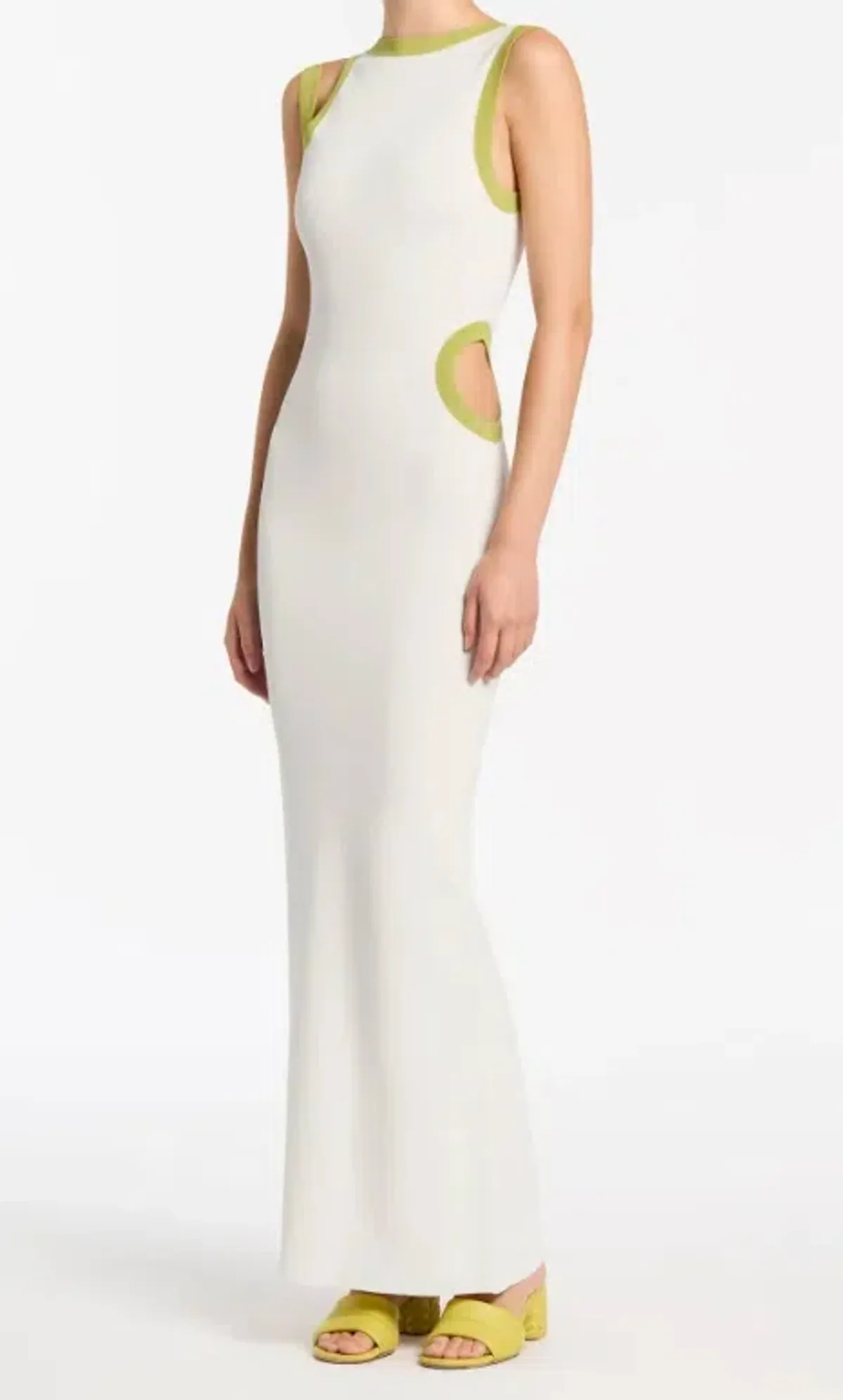 SIR. - Evaline Cut Out Dress Citrus - Image 4