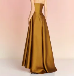 Solace London Tiffany Maxi Dress - Gold for rent on The Volte - image 1