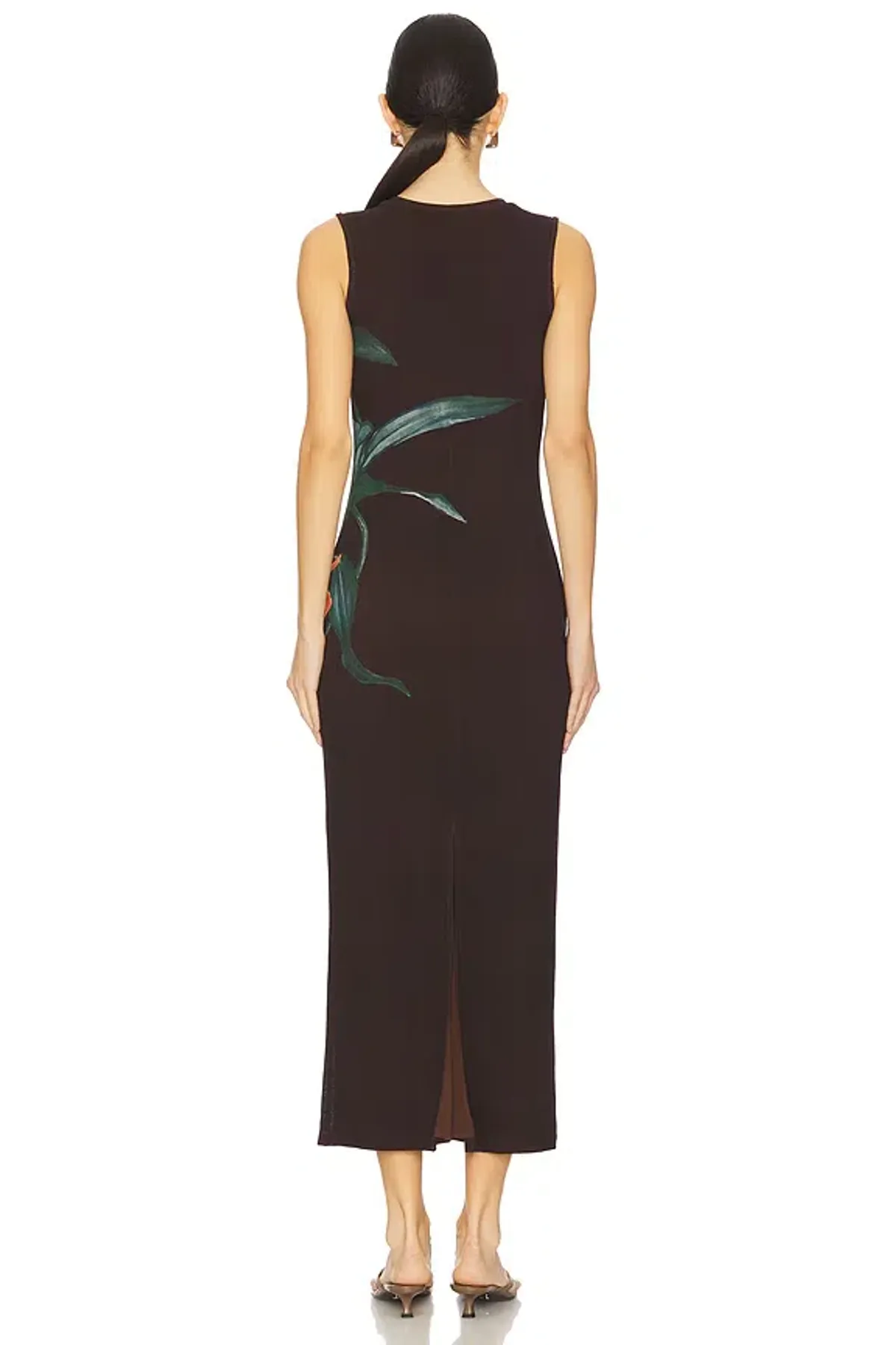 ROAME - Theodore Dress in Elysium Cocoa - Size 10/12 - Image 3