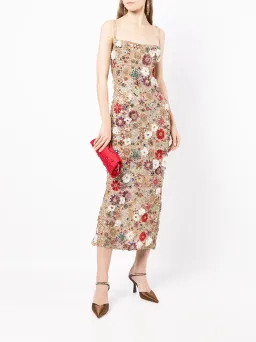 Rachel Gilbert Francesca Gown Gold Size 2/AU10 for rent on The Volte - image 1
