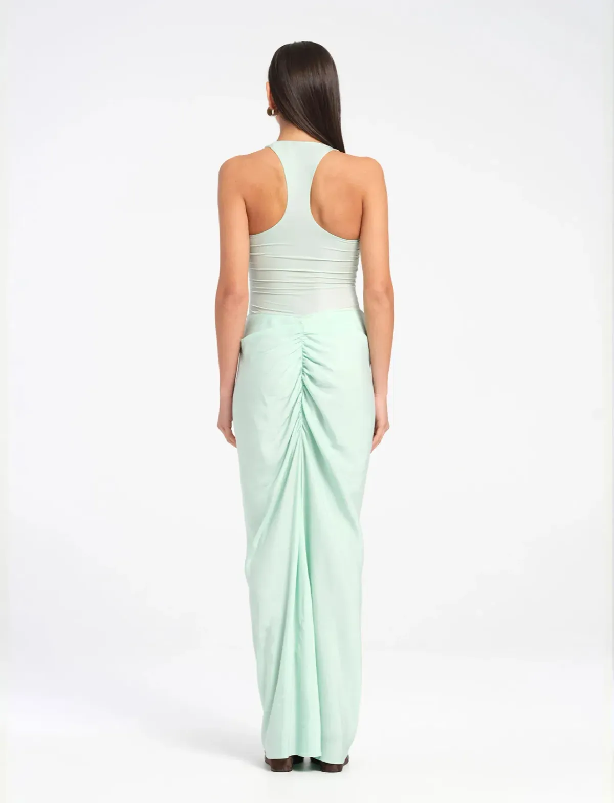Benni Jade Maxi Dress Size 6 Bleached Aqua - Image 3