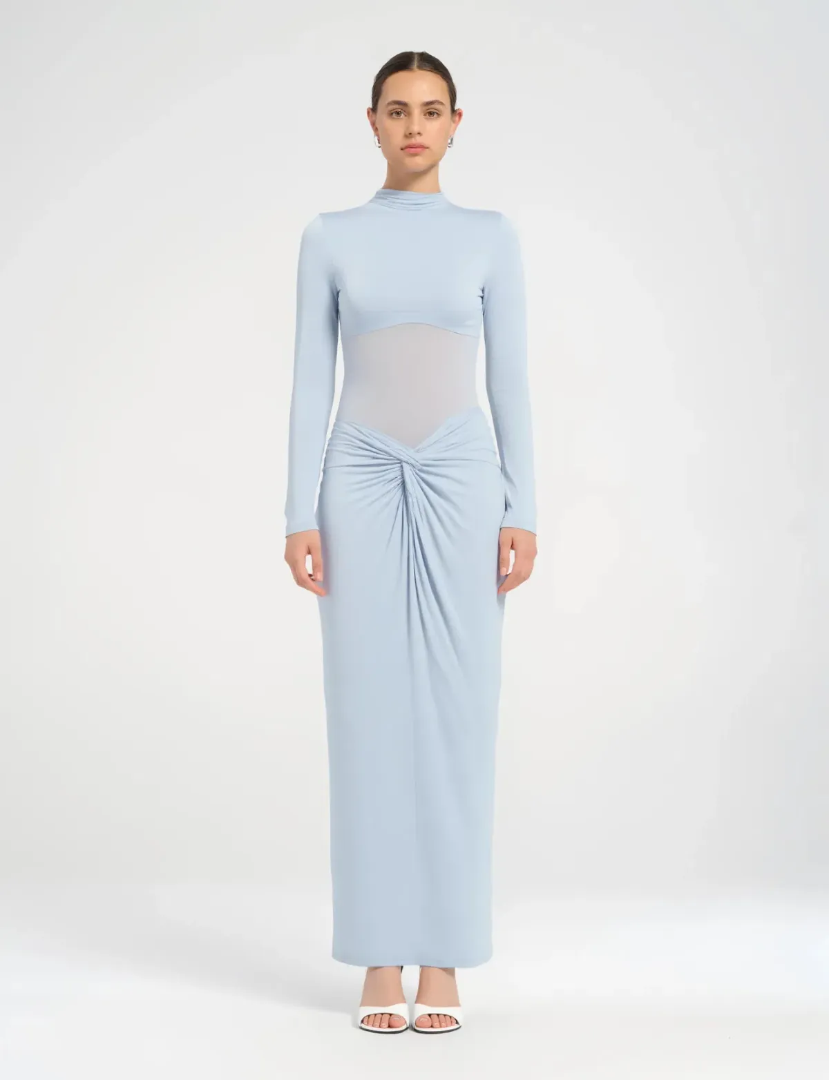 Benni Dora Maxi Dress Size 6 Sky - Image 4