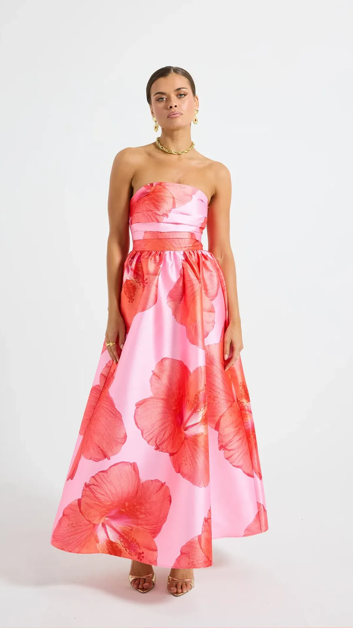 Pasduchas kalani Strapless Midi Dress Size 12 - Image 4