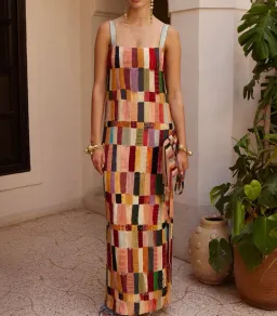 ALEMAIS Marjorelle Embellished Midi Dress for rent on The Volte - image 1