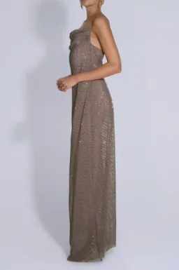 L'idee Cosmopolitan Smoke Sequin Maxi Dress - 10 for rent on The Volte - image 3