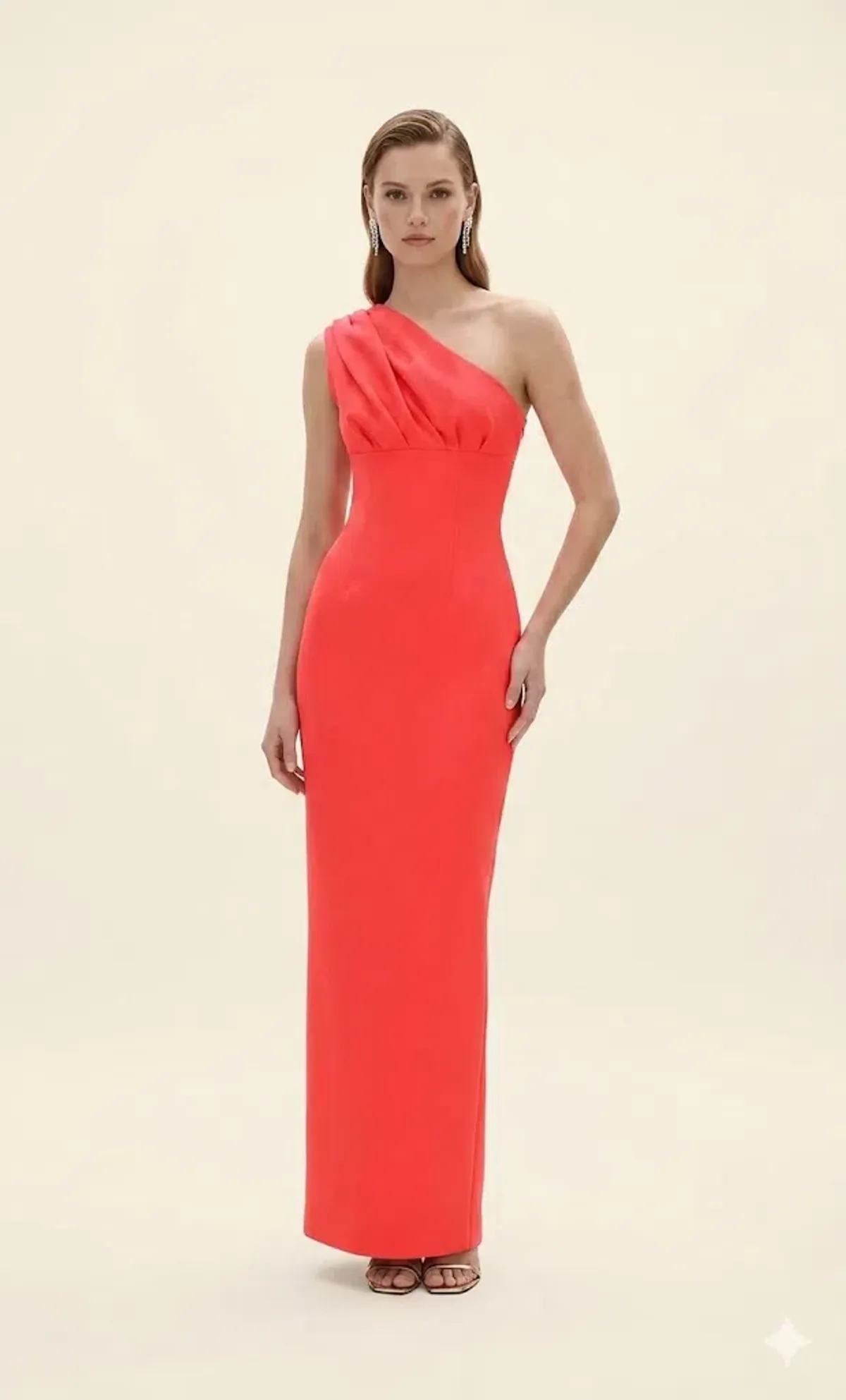 Rachel Gilbert Winnie Gown in Coral Size 10 - Image 1