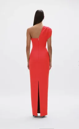Rachel Gilbert Winnie Gown in Coral Size 12 for rent on The Volte - image 2