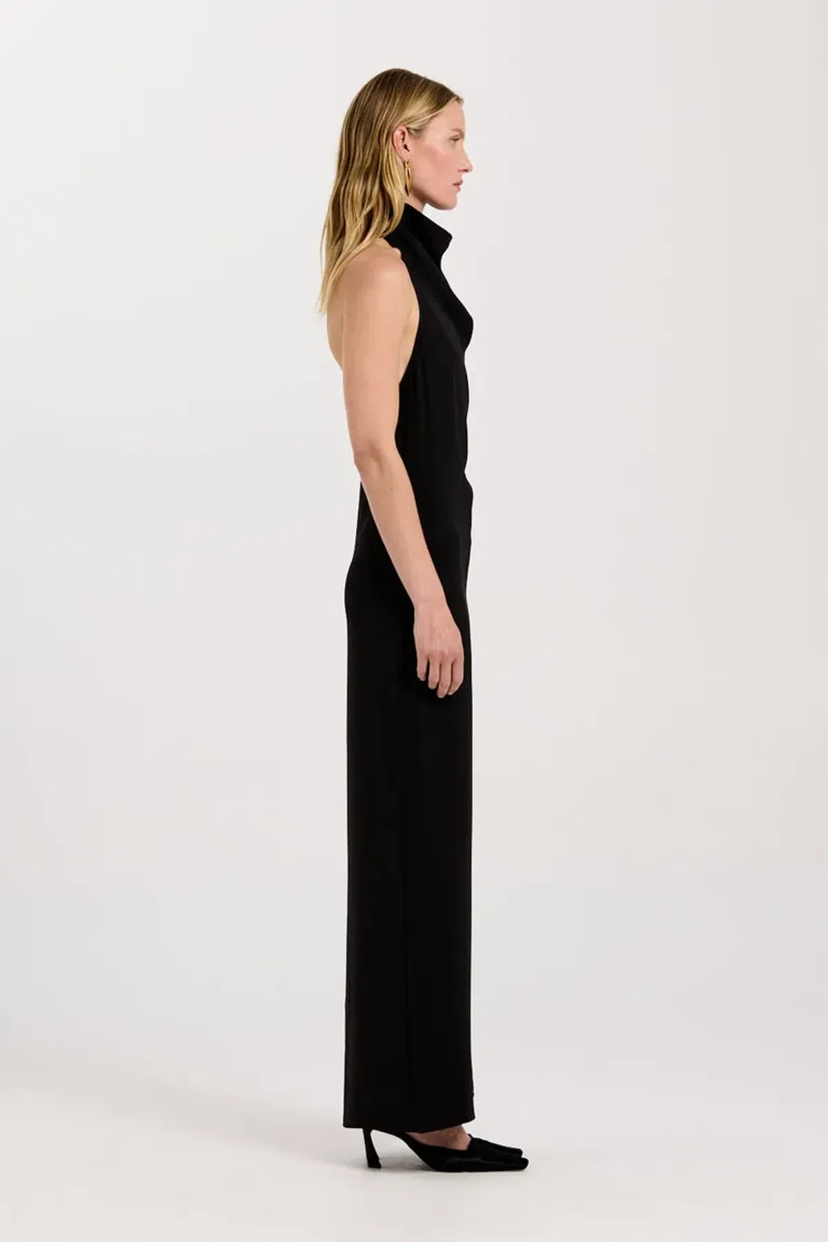 Henne Rome Maxi Dress Black Size AU 8 - Image 2